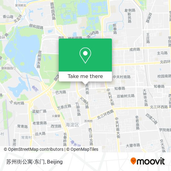 苏州街公寓-东门 map