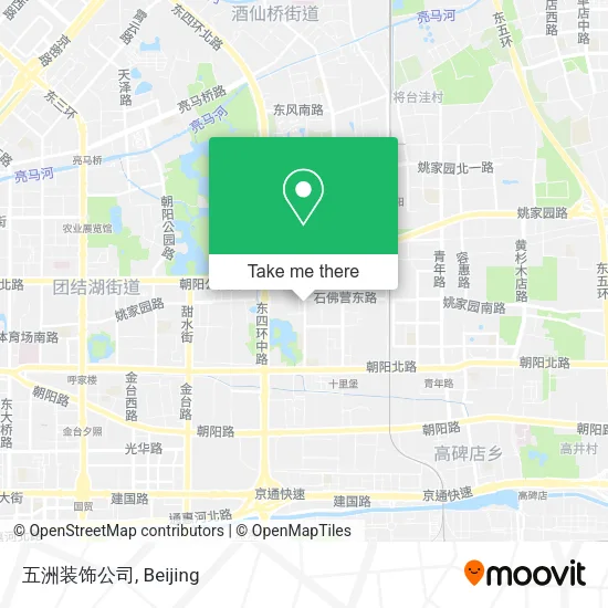 五洲装饰公司 map