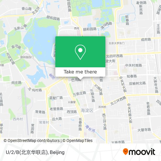 U/2/B(北京华联店) map