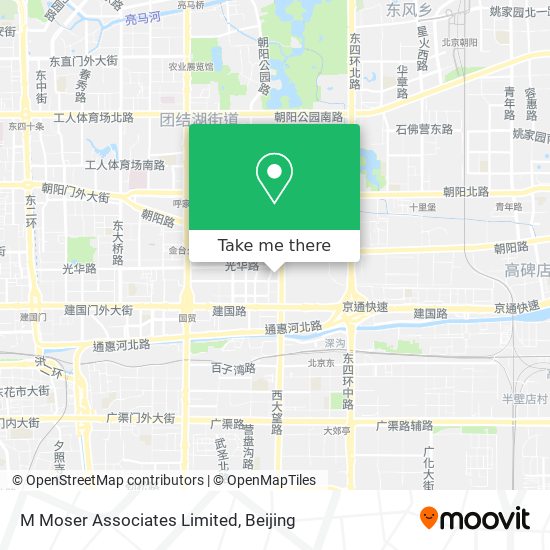 M Moser Associates Limited map