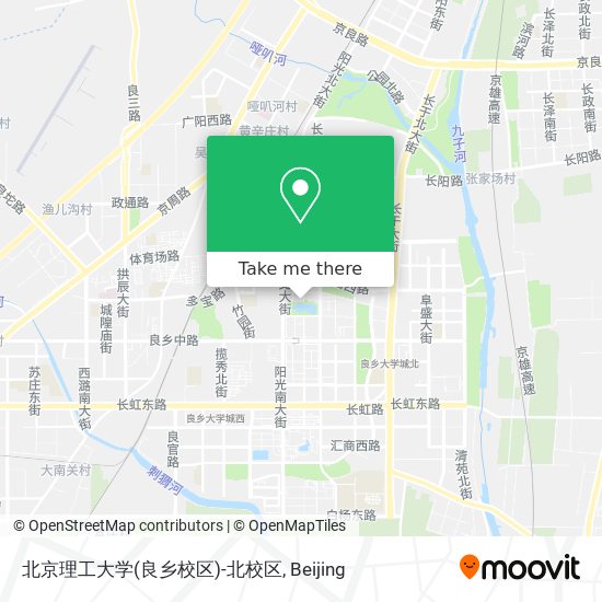 北京理工大学(良乡校区)-北校区 map
