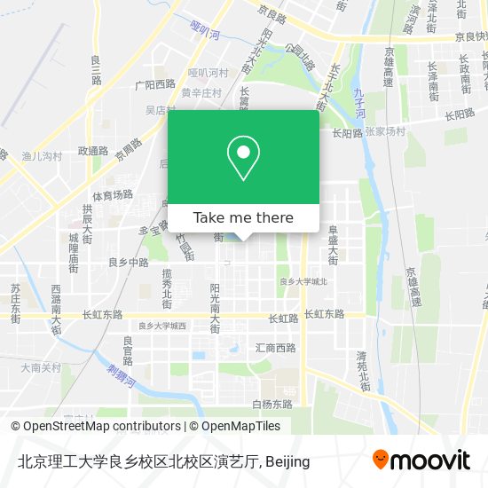 北京理工大学良乡校区北校区演艺厅 map