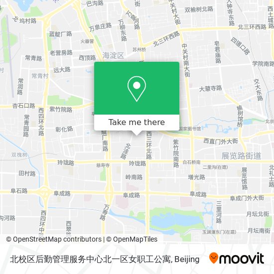 北校区后勤管理服务中心北一区女职工公寓 map