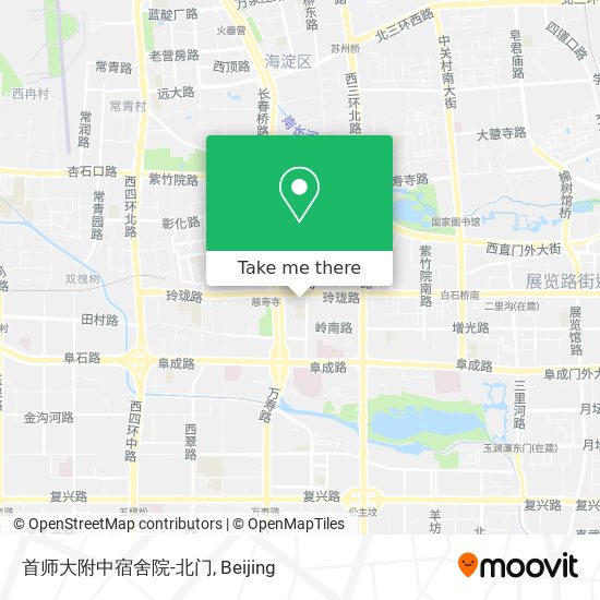 首师大附中宿舍院-北门 map