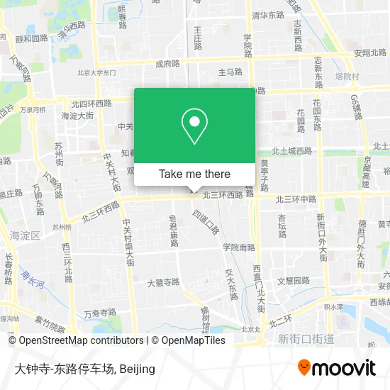 大钟寺-东路停车场 map