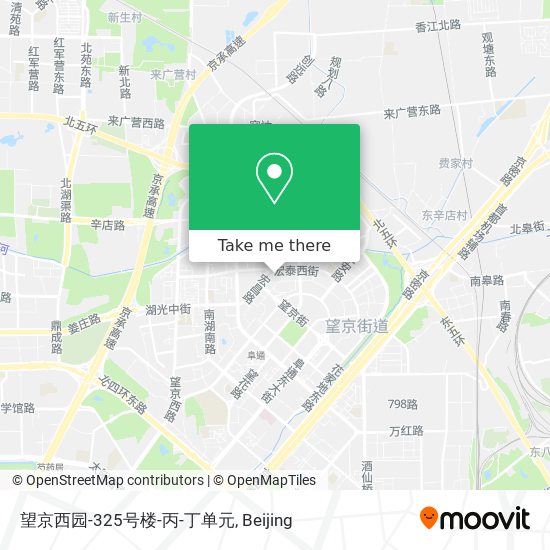 望京西园-325号楼-丙-丁单元 map