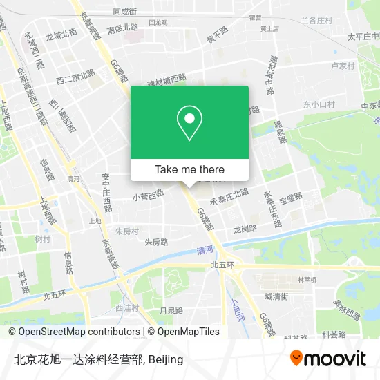 北京花旭一达涂料经营部 map