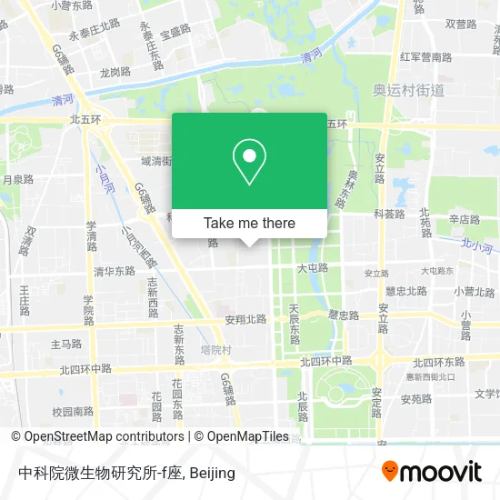 中科院微生物研究所-f座 map