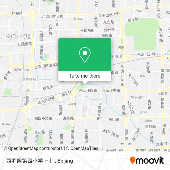 西罗园第四小学-南门 map