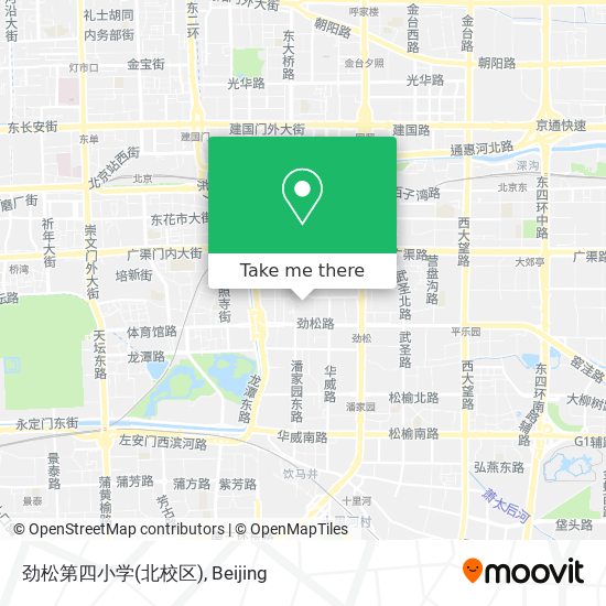 劲松第四小学(北校区) map