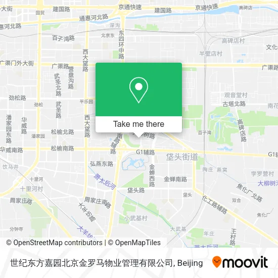 世纪东方嘉园北京金罗马物业管理有限公司 map