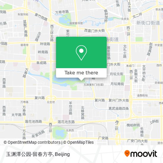 玉渊潭公园-留春方亭 map