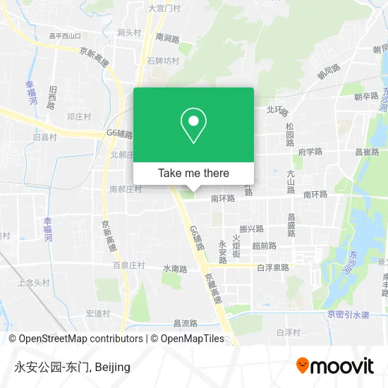 永安公园-东门 map