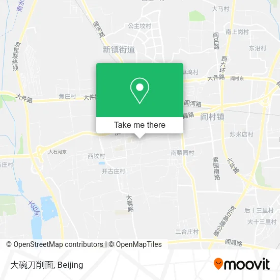 大碗刀削面 map