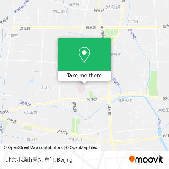北京小汤山医院-东门 map