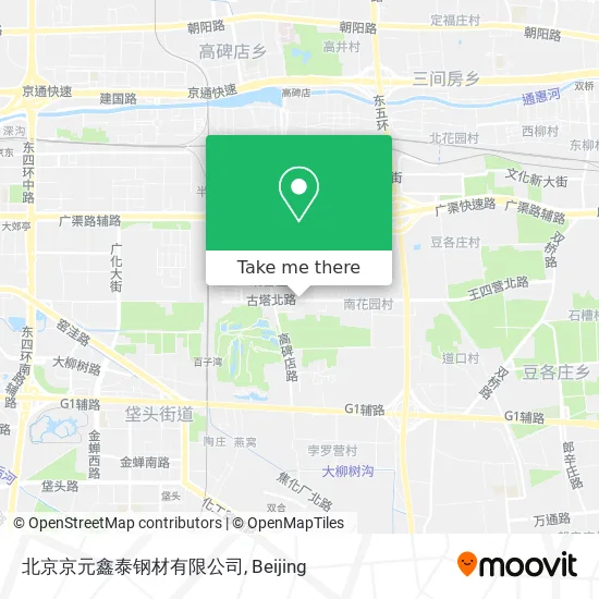 北京京元鑫泰钢材有限公司 map