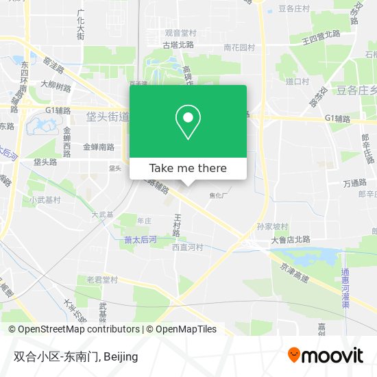 双合小区-东南门 map