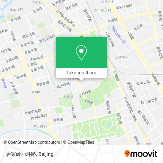 唐家岭西环路 map