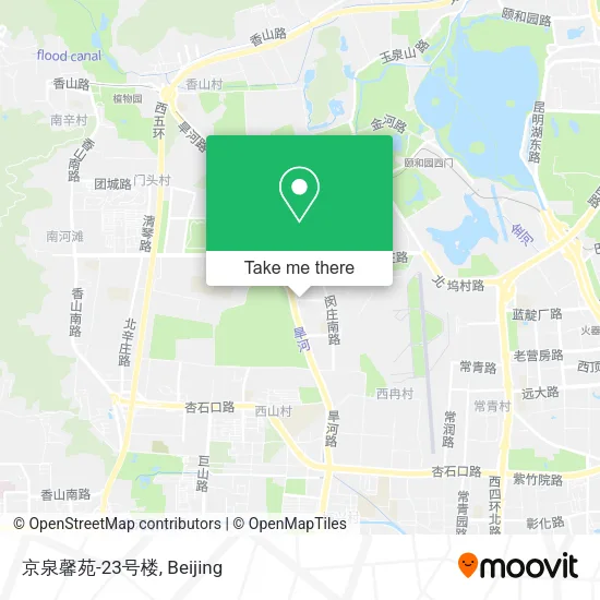 京泉馨苑-23号楼 map