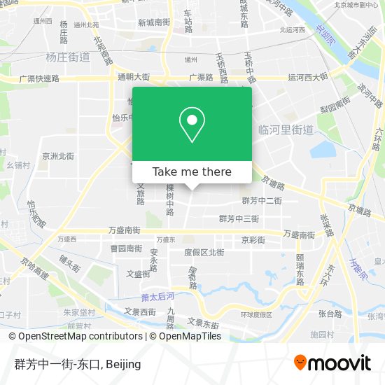群芳中一街-东口 map
