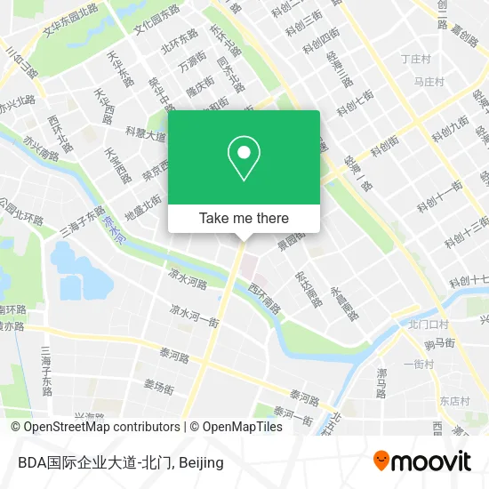 BDA国际企业大道-北门 map
