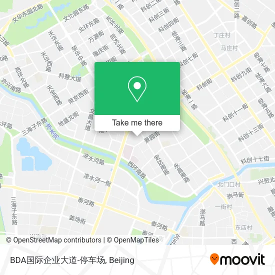 BDA国际企业大道-停车场 map