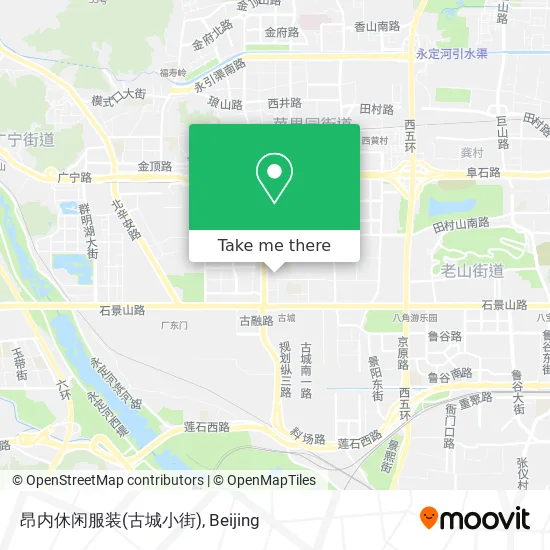 昂内休闲服装(古城小街) map