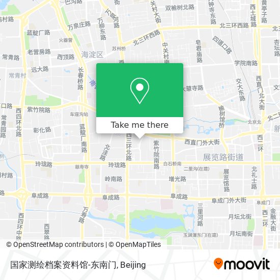 国家测绘档案资料馆-东南门 map