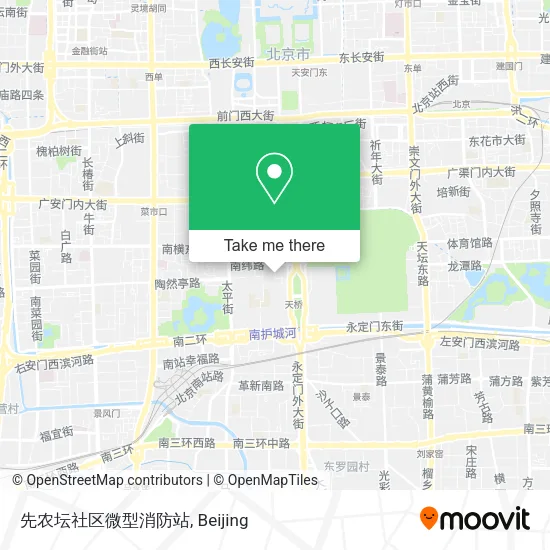 先农坛社区微型消防站 map