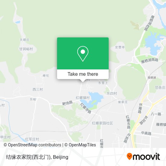 结缘农家院(西北门) map
