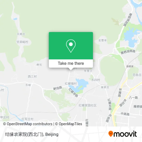 结缘农家院(西北门) map