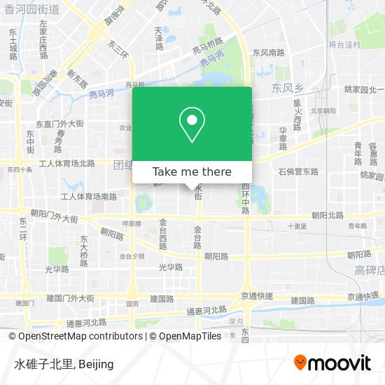 水碓子北里 map