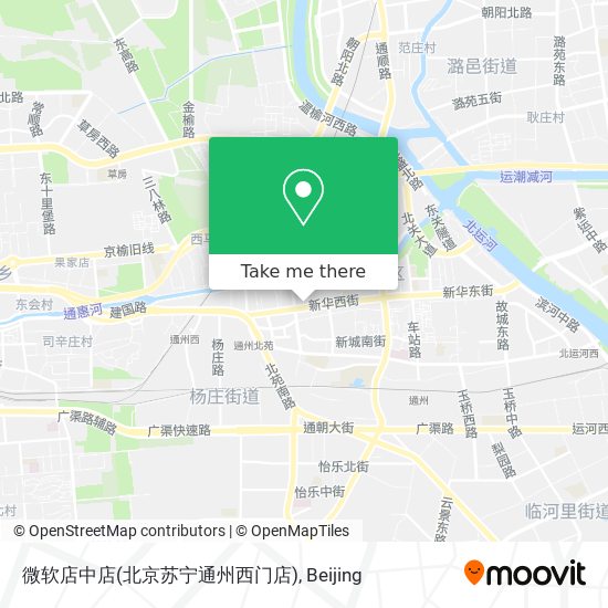 微软店中店(北京苏宁通州西门店) map