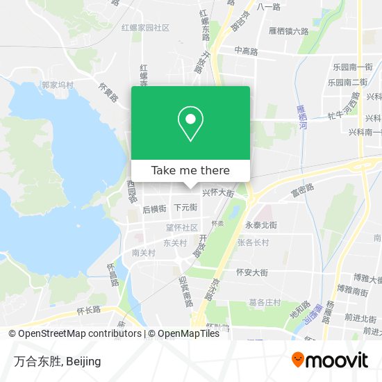 万合东胜 map