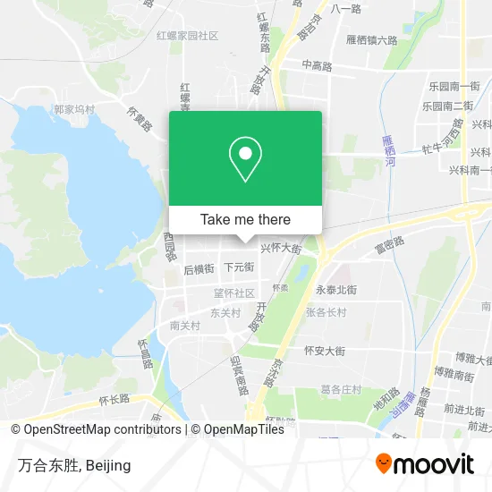 万合东胜 map