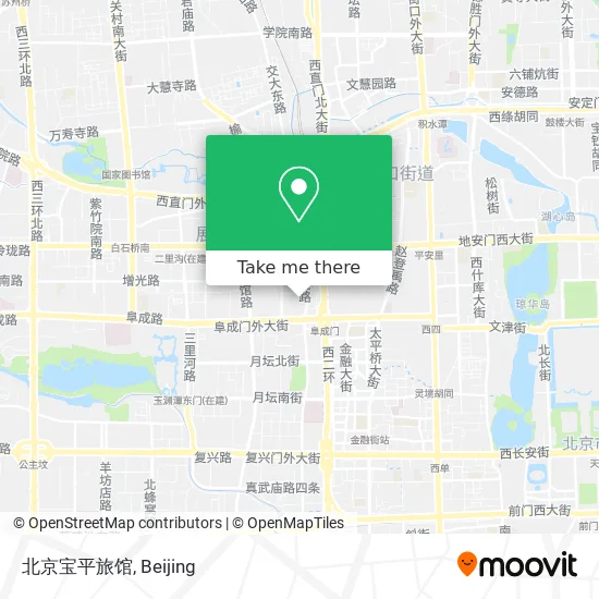 北京宝平旅馆 map