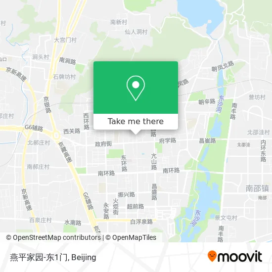 燕平家园-东1门 map