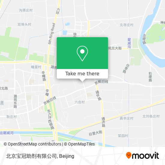 北京宝冠助剂有限公司 map