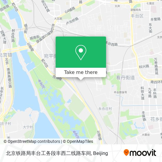 北京铁路局丰台工务段丰西二线路车间 map