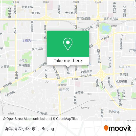 海军润园小区-东门 map