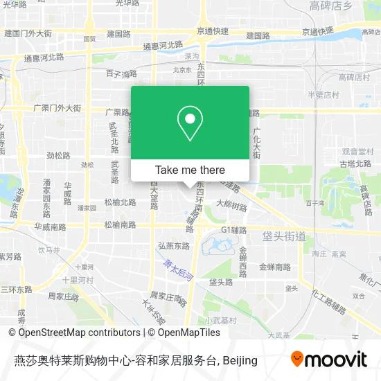 燕莎奥特莱斯购物中心-容和家居服务台 map