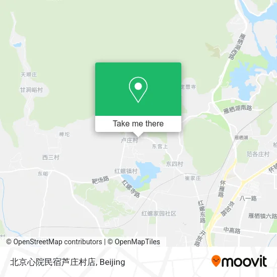 北京心院民宿芦庄村店 map