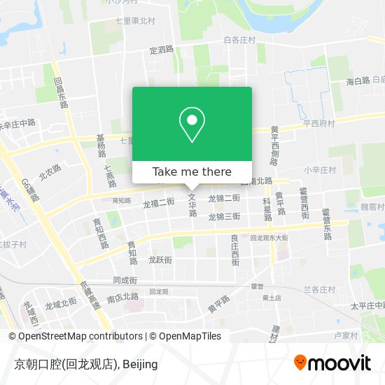 京朝口腔(回龙观店) map