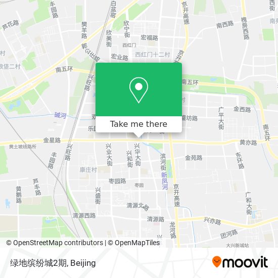 绿地缤纷城2期 map
