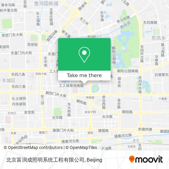 北京富润成照明系统工程有限公司 map