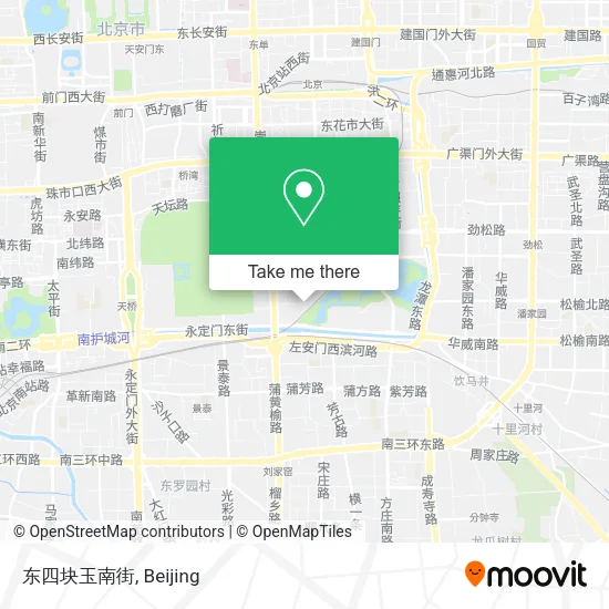 东四块玉南街 map