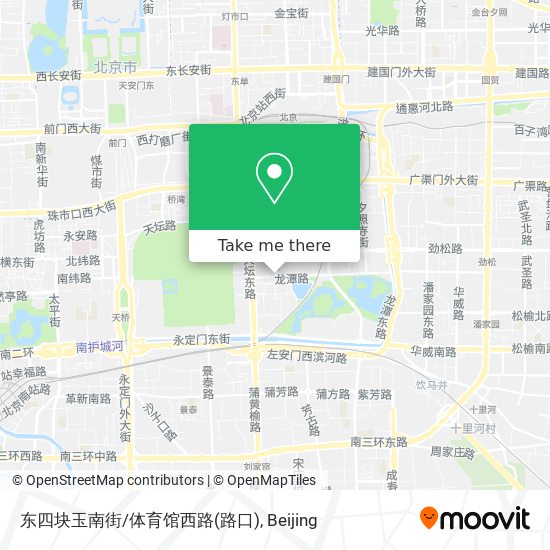东四块玉南街/体育馆西路(路口) map