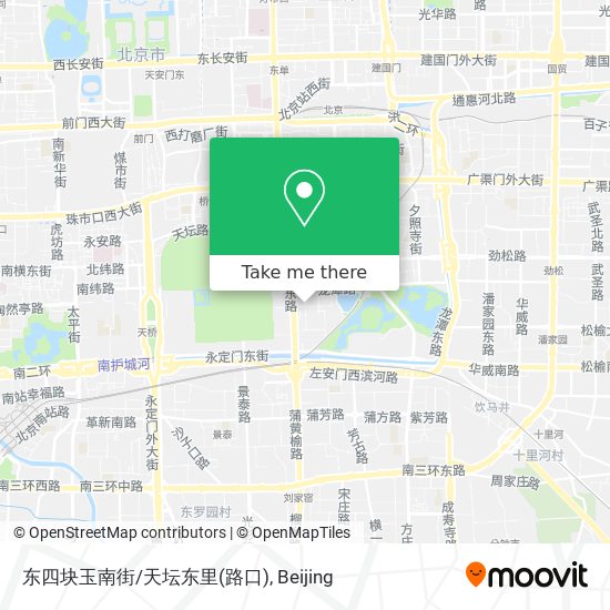 东四块玉南街/天坛东里(路口) map