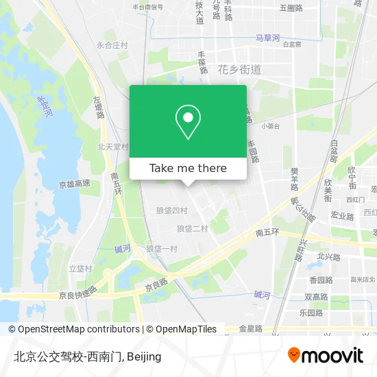 北京公交驾校-西南门 map