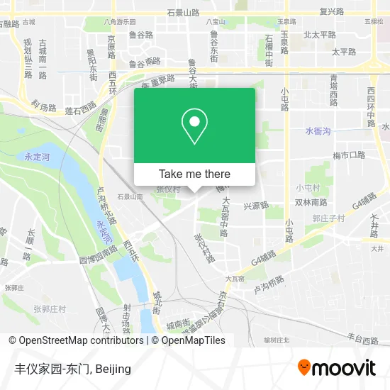 丰仪家园-东门 map